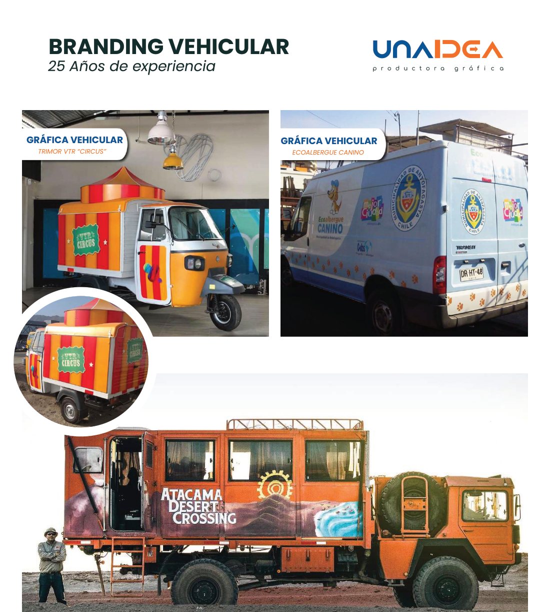 Branding vehicular